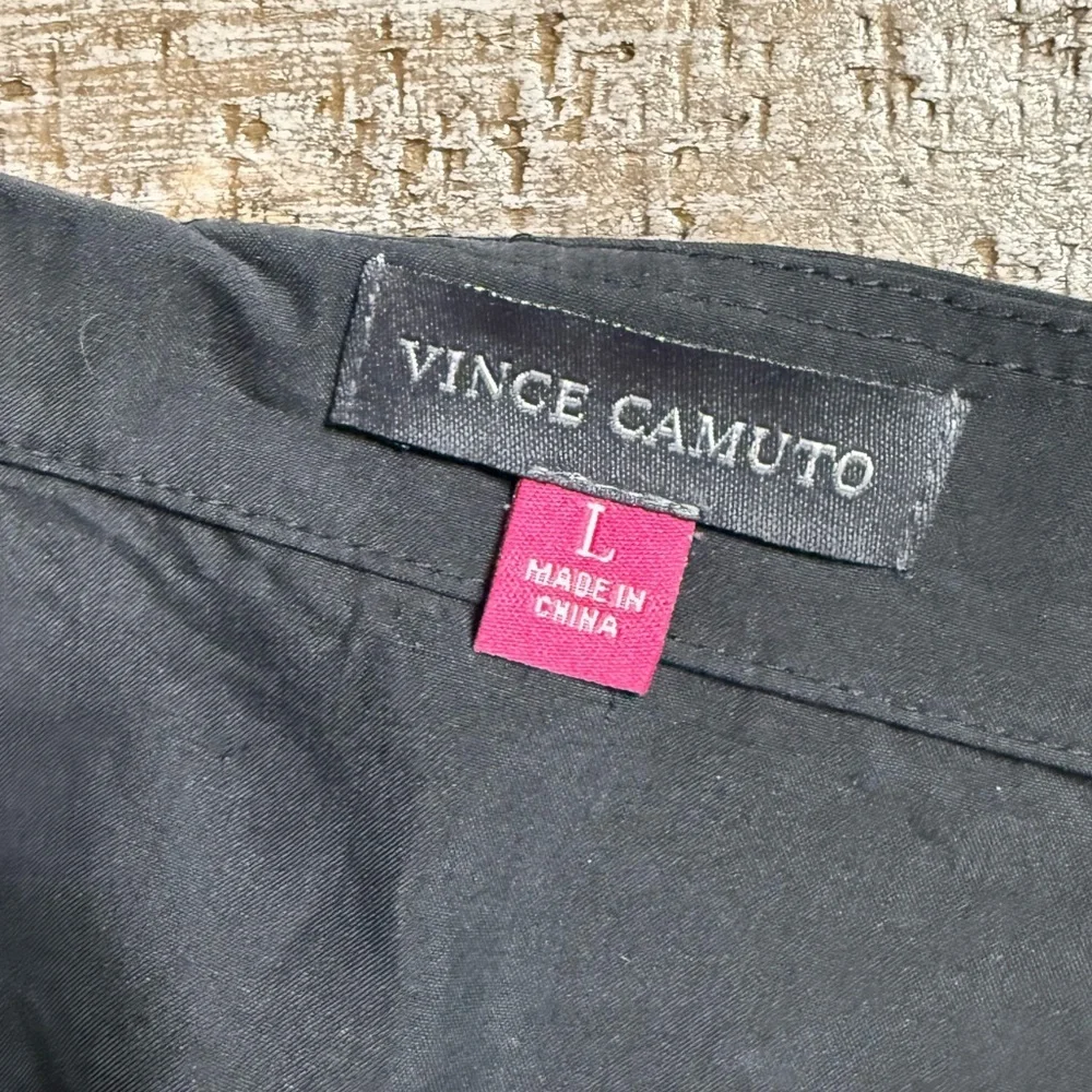 Vince Camuto Black Sleeveless Utility Vest - Picture 2 of 10